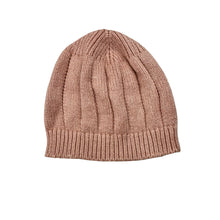 Load image into Gallery viewer, Girls SHEIN, pink ribbed knit beanie hat, EUC, size 0,  