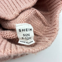 Load image into Gallery viewer, Girls SHEIN, pink ribbed knit beanie hat, EUC, size 0,  