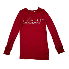 Load image into Gallery viewer, Girls JINGLES &amp; JOY, red cotton long sleeve pyjama top, Christmas, EUC, size 3,  