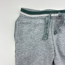 Load image into Gallery viewer, Unisex grey, cotton blend fleece lined pants, elasticated, EUC, size 1,  