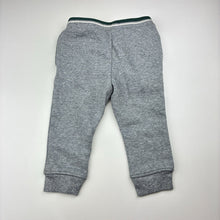 Load image into Gallery viewer, Unisex grey, cotton blend fleece lined pants, elasticated, EUC, size 1,  