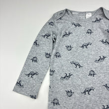 Load image into Gallery viewer, Unisex Carter's, grey bodysuit, dinosaur, EUC, size 2,  