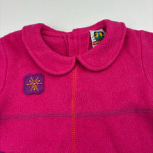 Load image into Gallery viewer, Girls Puddle Ducklings, vintage cotton fleece sweater, embroidered, GUC, size 0,  