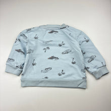 Load image into Gallery viewer, Boys RACHEL ZOE, blue cotton blend sweater, vintage cars, EUC, size 1-2,  
