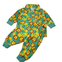 Load image into Gallery viewer, Unisex Baby Berry, flannel cotton pyjama set, lions, EUC, size 0,  