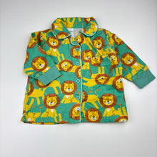Load image into Gallery viewer, Unisex Baby Berry, flannel cotton pyjama set, lions, EUC, size 0,  