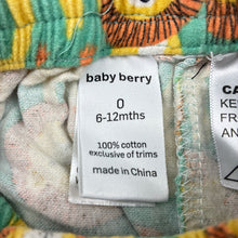 Load image into Gallery viewer, Unisex Baby Berry, flannel cotton pyjama set, lions, EUC, size 0,  