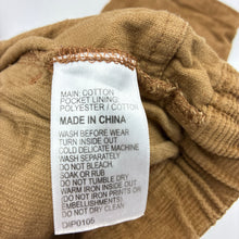 Load image into Gallery viewer, Unisex DAVID JONES, brown corduroy cotton pants, elasticated, EUC, size 1,  