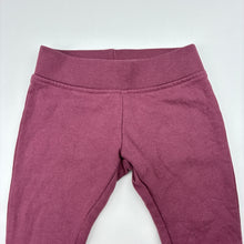 Load image into Gallery viewer, Unisex Anko, plain cotton blend fleece lined pants, elasticated, GUC, size 000,  