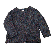 Load image into Gallery viewer, Girls Anko, navy ribbed metallic knit sweater, GUC, size 2,  