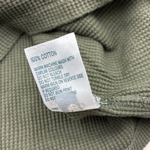 Load image into Gallery viewer, Unisex Anko, green cotton knit waffle long sleeve top, GUC, size 2,  
