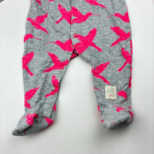 Load image into Gallery viewer, Girls Sprout, cotton blend coverall, birds, GUC, size 000,  