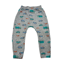 Load image into Gallery viewer, Boys Dymples, cotton blend leggings, elasticated, car, GUC, size 2,  
