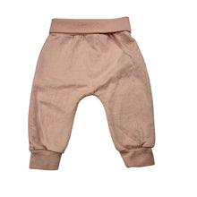 Load image into Gallery viewer, Girls Baby Berry, pink cotton blend basic fleece lined track pants, elasticated, GUC, size 00,  