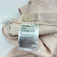 Load image into Gallery viewer, Girls H&amp;M, pink cotton blend ribbed knit leggings, adjustable, EUC, size 1,  