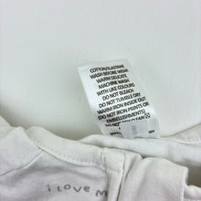Load image into Gallery viewer, Unisex Target, white organic cotton blend zip coverall, EUC, size 00,  