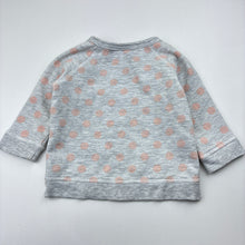 Load image into Gallery viewer, Girls Sprout, polka dot cotton blend fleece lined sweater, GUC, size 00,  