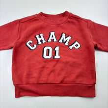 Load image into Gallery viewer, Unisex Anko, red cotton blend fleece lined sweater, GUC, size 1,  