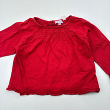 Load image into Gallery viewer, Girls Monsoon, red cotton long sleeve t-shirt, FUC, size 1,  
