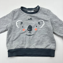 Load image into Gallery viewer, Unisex Organics, fleece lined sweater, koala, GUC, size 0,  