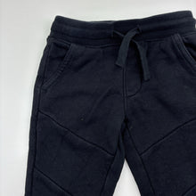 Load image into Gallery viewer, Unisex Target, black cotton blend fleece lined track pants, elasticated, GUC, size 1,  