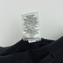Load image into Gallery viewer, Unisex Target, black cotton blend fleece lined track pants, elasticated, GUC, size 1,  