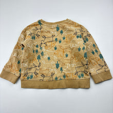 Load image into Gallery viewer, Unisex Anko, beige cotton fleece lined sweater, bear, EUC, size 1,  