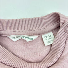 Load image into Gallery viewer, Girls Country Road, pink fleece lined sweater, EUC, size 1,  