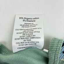 Load image into Gallery viewer, Unisex Sprout, organic cotton blend ribbed zip coverall, koala, EUC, size 00,  