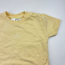 Load image into Gallery viewer, Girls Baby Berry, yellow thick cotton bodysuit / romper, embroidered, EUC, size 0,  