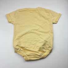 Load image into Gallery viewer, Girls Baby Berry, yellow thick cotton bodysuit / romper, embroidered, EUC, size 0,  