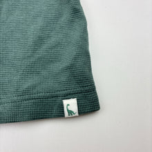 Load image into Gallery viewer, Unisex cotton blend, knit waffle hooded top, dinosaur, EUC, size 0,  