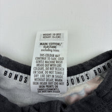 Load image into Gallery viewer, Unisex Bonds, cotton blend zip wondersuit, lion, wash fade, FUC, size 0,  