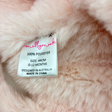 Load image into Gallery viewer, Girls Millymook, pink faux fur hat, animal ears, EUC, size 000-0,  