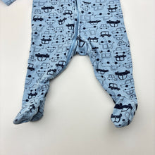 Load image into Gallery viewer, Boys Dymples, cotton zip coverall, car, GUC, size 000,  