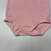 Load image into Gallery viewer, Girls Bonds, pink cotton blend bodysuit, EUC, size 0,  
