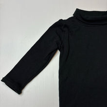 Load image into Gallery viewer, Unisex Tilt, black cotton skivvy top, GUC, size 3,  