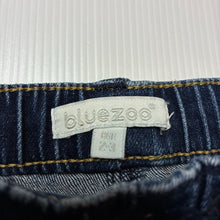 Load image into Gallery viewer, Boys Bluezoo, blue denim shorts, elasticated, embroidered, EUC, size 2-3,  