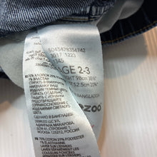 Load image into Gallery viewer, Boys Bluezoo, blue denim shorts, elasticated, embroidered, EUC, size 2-3,  