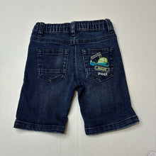 Load image into Gallery viewer, Boys Bluezoo, blue denim shorts, elasticated, embroidered, EUC, size 2-3,  
