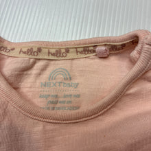 Load image into Gallery viewer, Girls Next, pink cotton t-shirt, smiley face, EUC, size 000,  