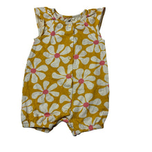 Load image into Gallery viewer, Girls Next, floral cotton romper, EUC, size 000,  