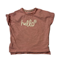 Load image into Gallery viewer, Girls Next, pink cotton t-shirt, EUC, size 000,  