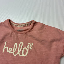 Load image into Gallery viewer, Girls Next, pink cotton t-shirt, EUC, size 000,  