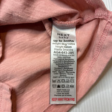 Load image into Gallery viewer, Girls Next, pink cotton t-shirt, EUC, size 000,  