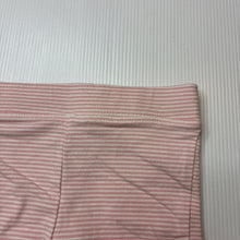 Load image into Gallery viewer, Girls Anko, striped cotton blend shorts, elasticated, EUC, size 000,  