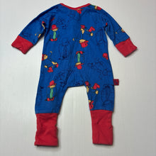 Load image into Gallery viewer, Unisex Paddington, Paddington Bear cotton zip coverall, GUC, size 000,  