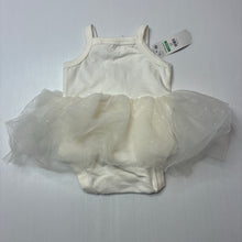 Load image into Gallery viewer, Girls Baby Berry, cream cotton blend tulle ruffle Christmas bodysuit, NEW, size 000,  