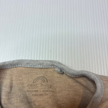 Load image into Gallery viewer, Unisex Next, tan cotton coverall, rainbow, EUC, size 000,  