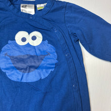 Load image into Gallery viewer, Boys Sesame Street, Cookie Monster blue cotton romper, EUC, size 0,  